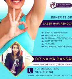 Dr Naiya Bansal’s best Laser hair Clinic Chandigarh