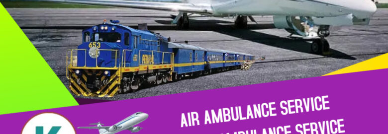 Get Train Ambulance Service in Delhi by King with medical facilities