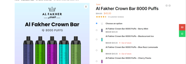 Al Fakher Crown Bar